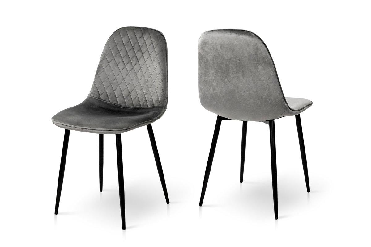 Стул кухонный Марс Мікс Меблі Велюр Серый - фото 2 Стул кухонный Марс Мікс Меблі Велюр Серый - фото 2