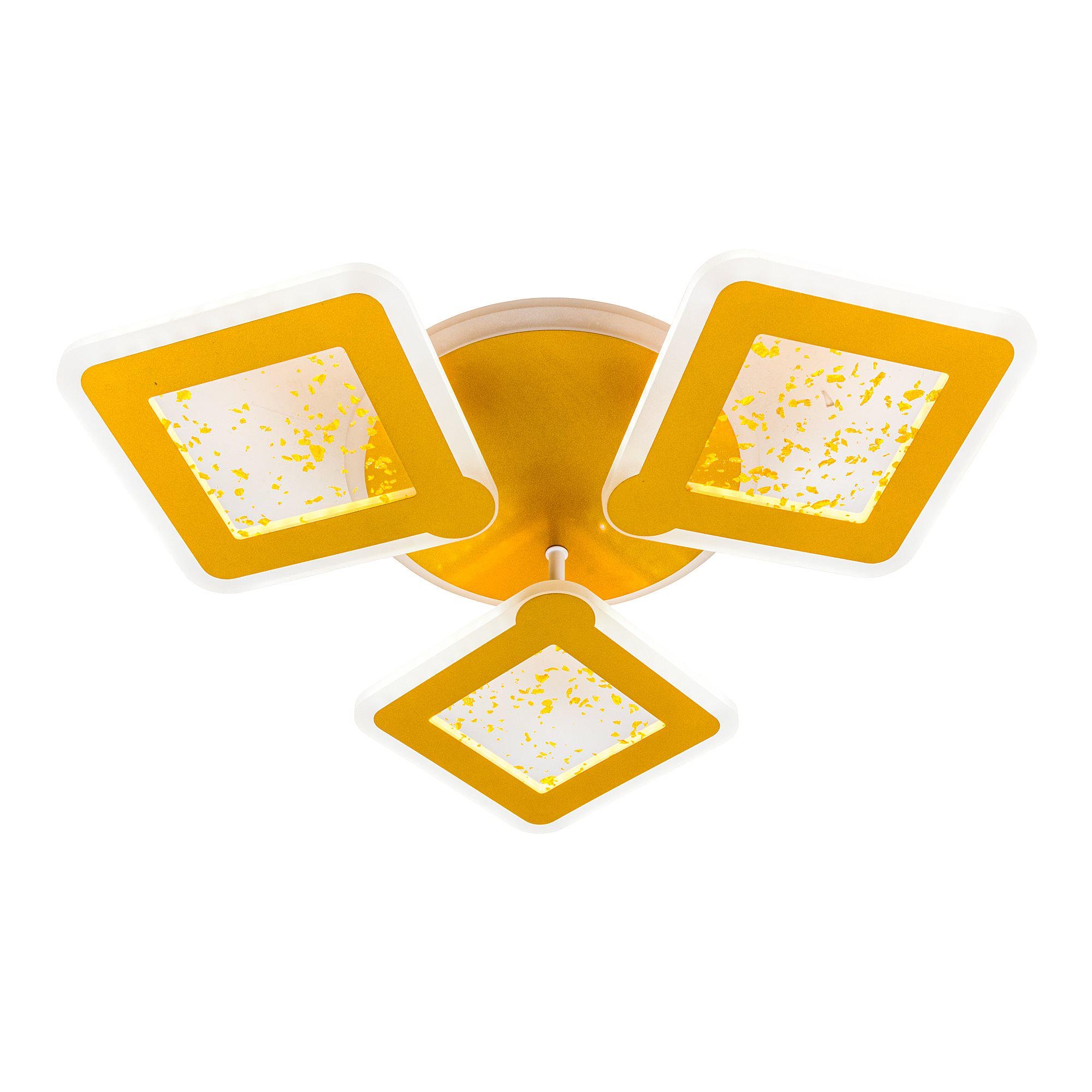 Люстра светодиодная с пультом Valeso V K39977-3+1 GD (000036412) - фото 3 Люстра светодиодная с пультом Valeso V K39977-3+1 GD (000036412) - фото 3