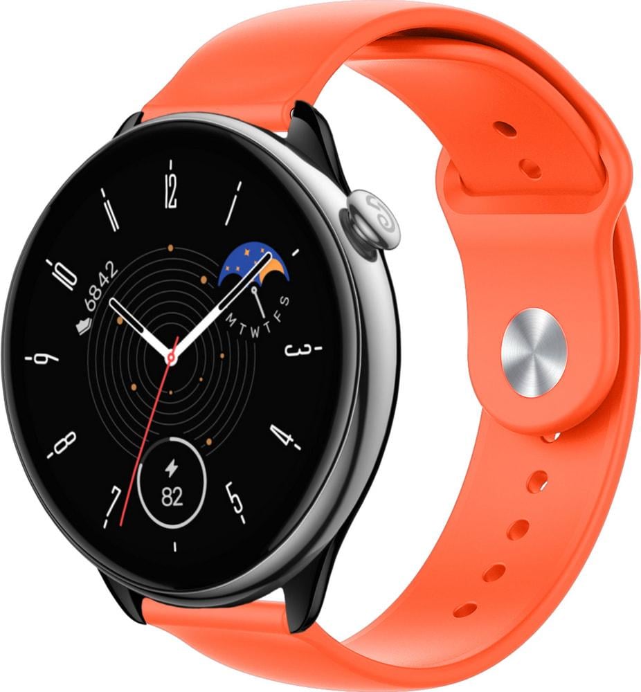 Ремешок Base для Amazfit GTR mini 20 мм Orange (30844) - фото 1 Ремешок Base для Amazfit GTR mini 20 мм Orange (30844) - фото 1