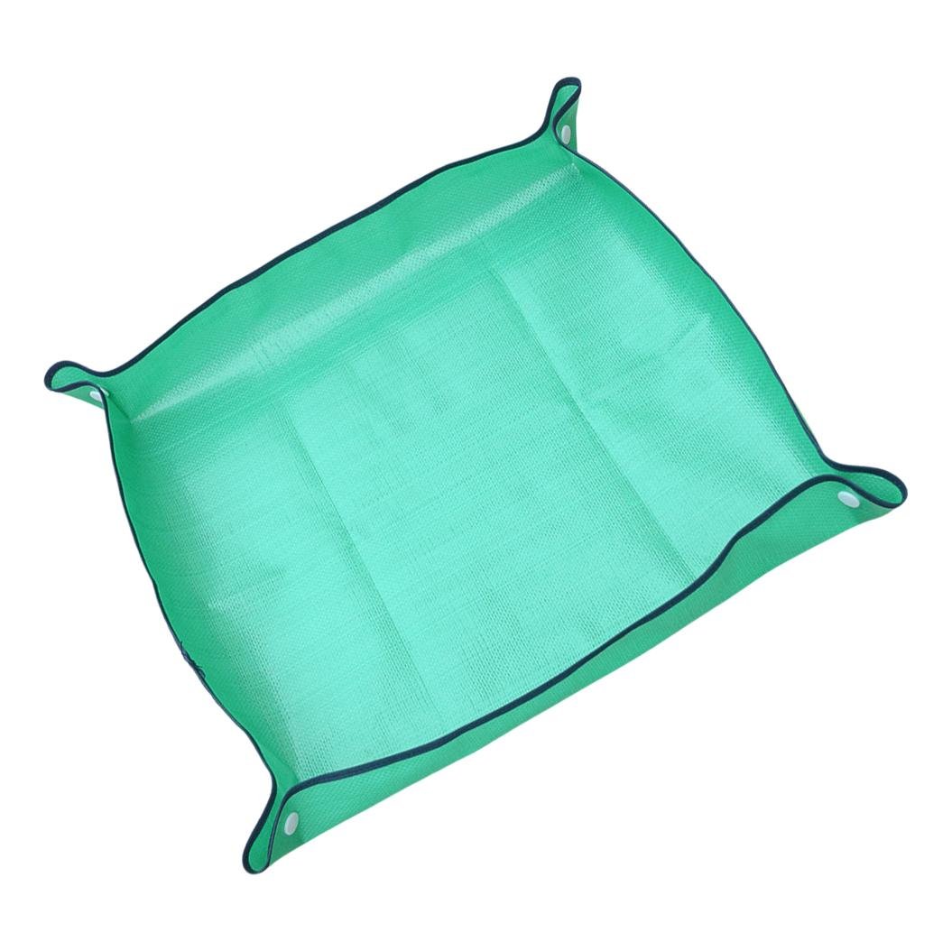 Коврик для пересадки и ухода за растениями водонепроницаемый двухсторонний 1х1 м Зеленый (CPKKLM-GRN-0838)