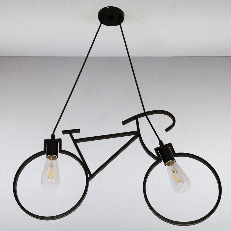 Люстра подвесная Light House LS-13941/2 BK на две лампы Черный