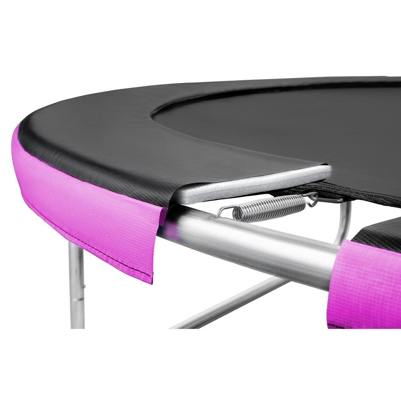 Батут із зовнішньою сіткою 4FIZJO 4FJ0305 Classic 8FT 252 см Black/Pink - фото 7 Батут із зовнішньою сіткою 4FIZJO 4FJ0305 Classic 8FT 252 см Black/Pink - фото 7