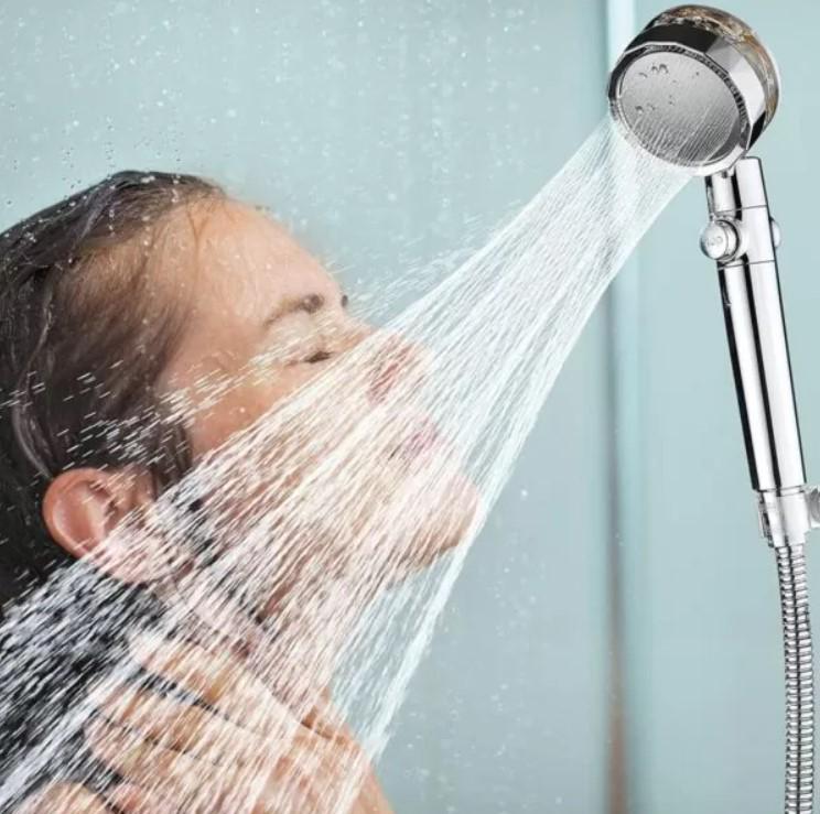 Лійка дяюча душа Turbocharged shower head з функцією стоп і обертанням на 360° (20617162) - фото 5