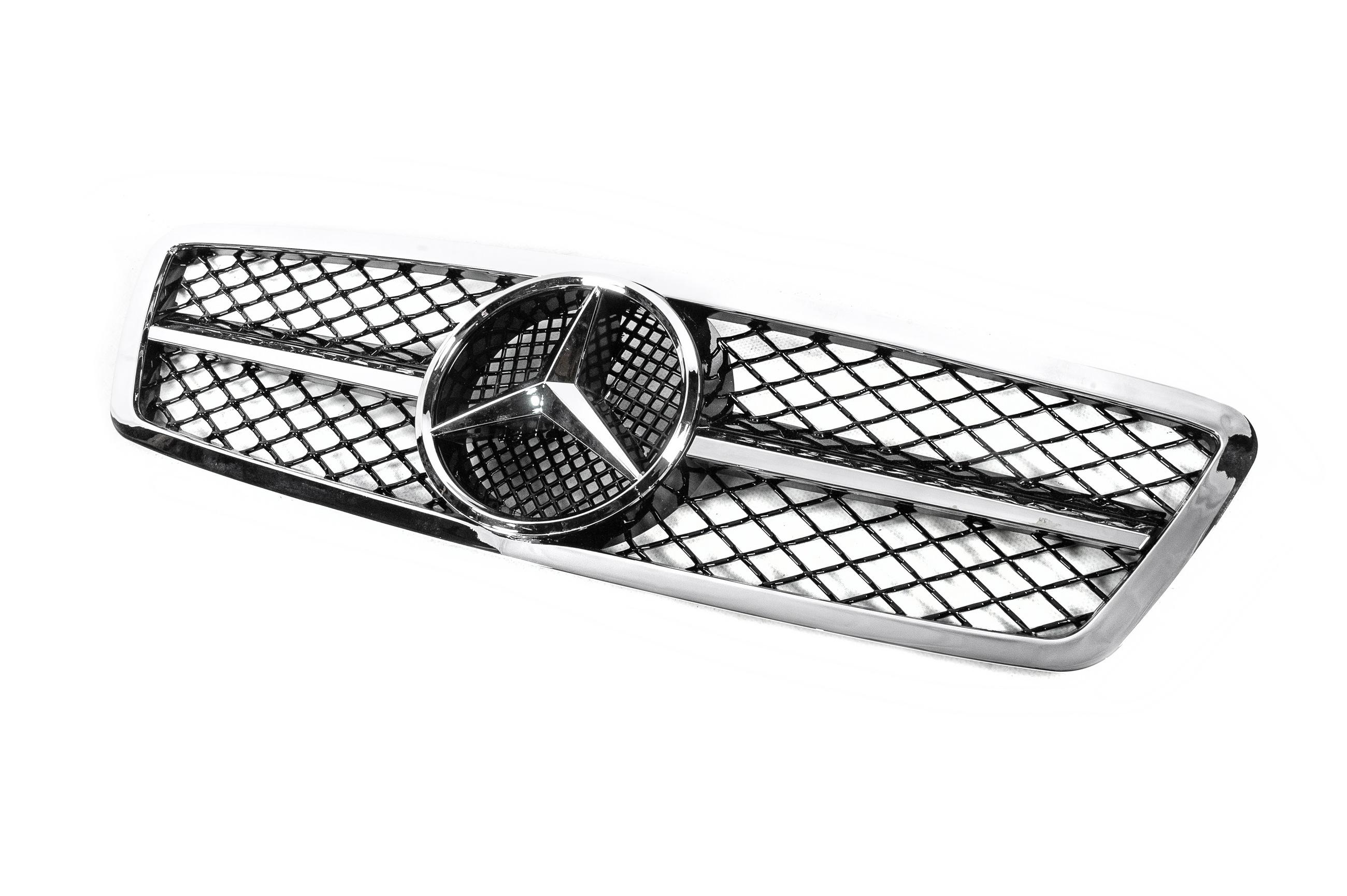 Решетка передняя Diamond Black для Base 2018-2023 Cixtai для Mercedes GLE W167 2018- гг. ABS