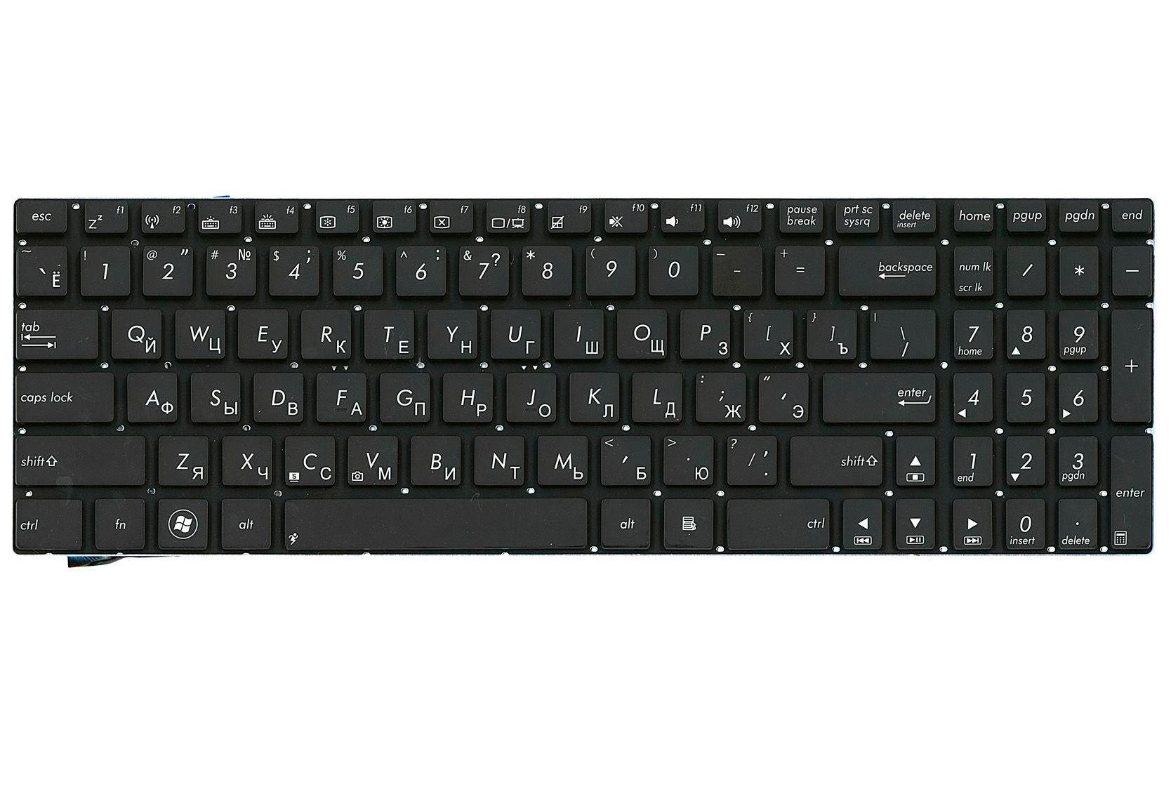 Клавиатура для ноутбука Asus N56/N56V с подсветкой Light