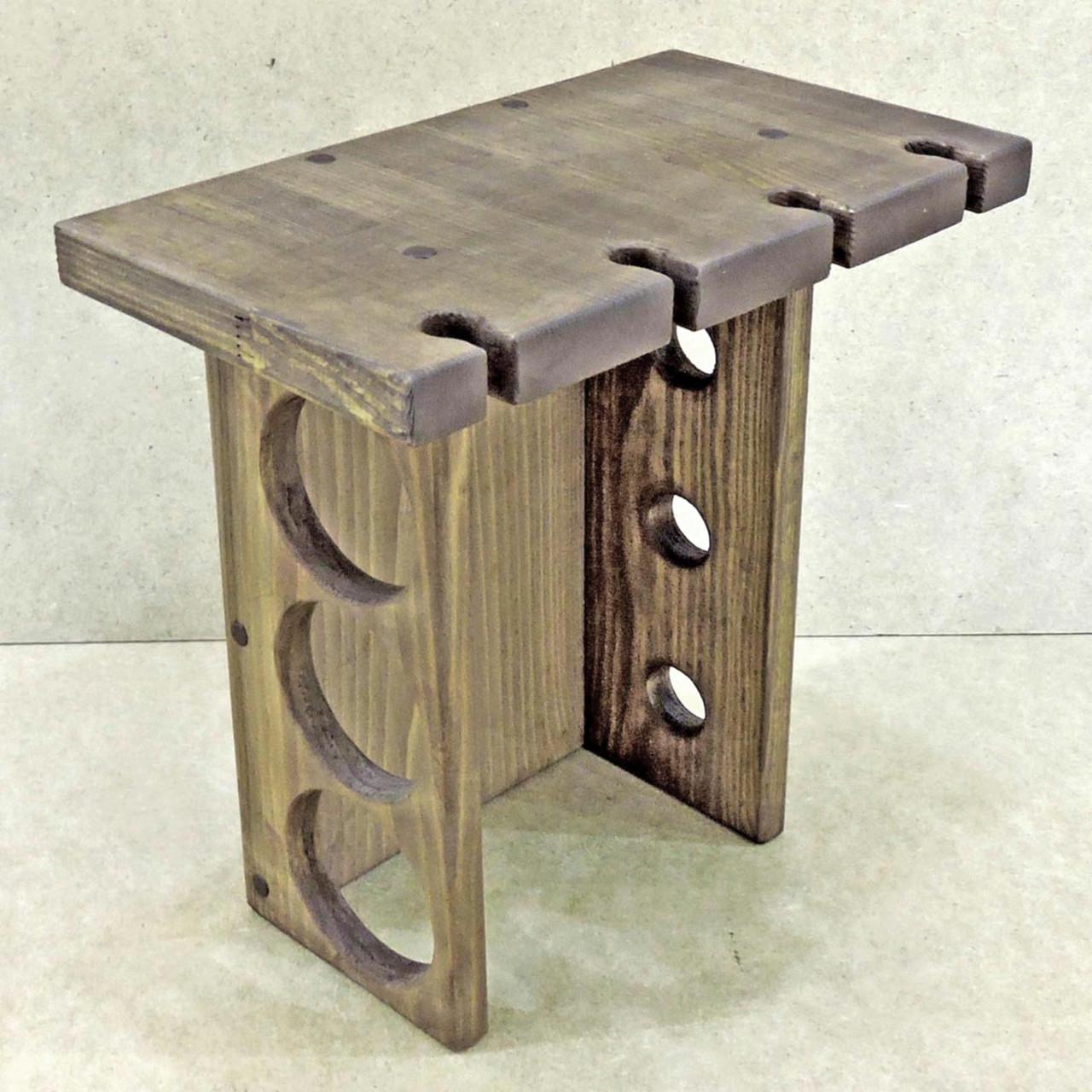 Полка для вина настольная Пенсакола Сепия (Впс-001408)