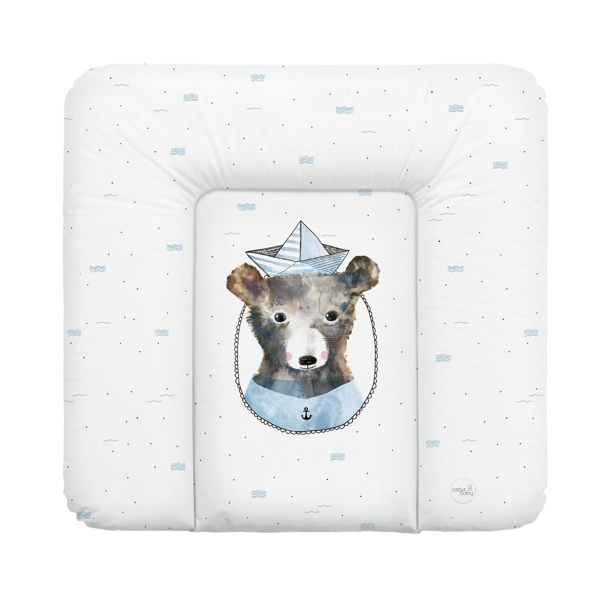 Матраc пеленальний Ceba Baby 75x72 см м'який на комод Sailor