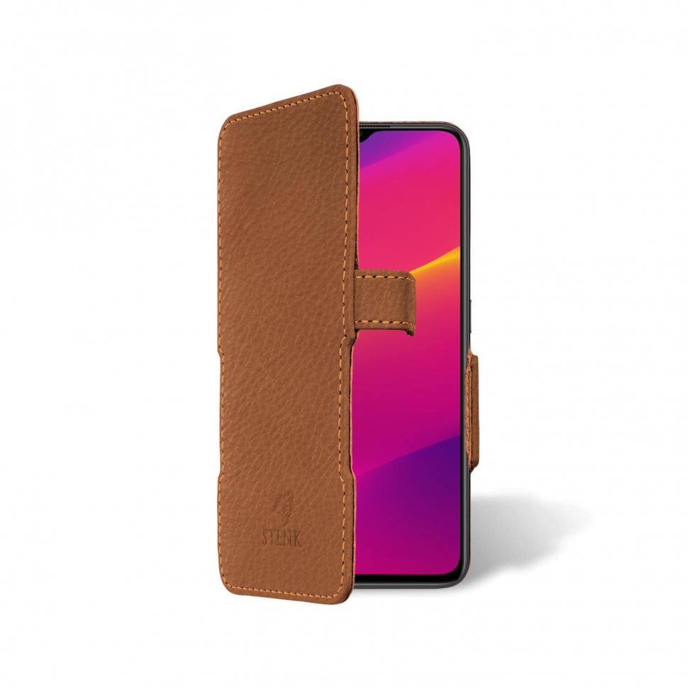 Чехол книжка Stenk Prime для OPPO A5 2020 Коричневый (65427)