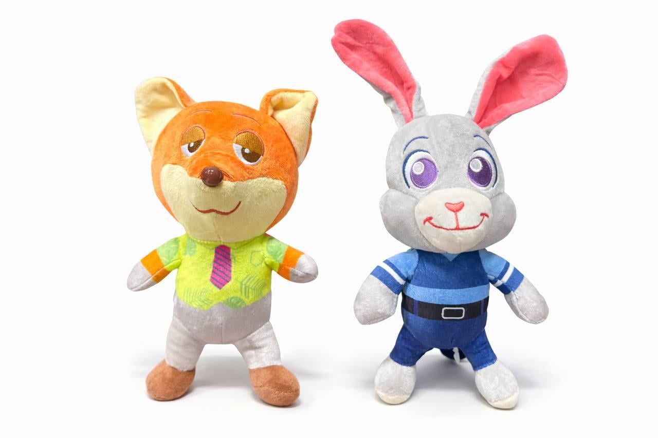 Набор мягких игрушек Zootopia Зверополис Джуди Хопс 30 см и Ник Уайлд 25 см (31913205)