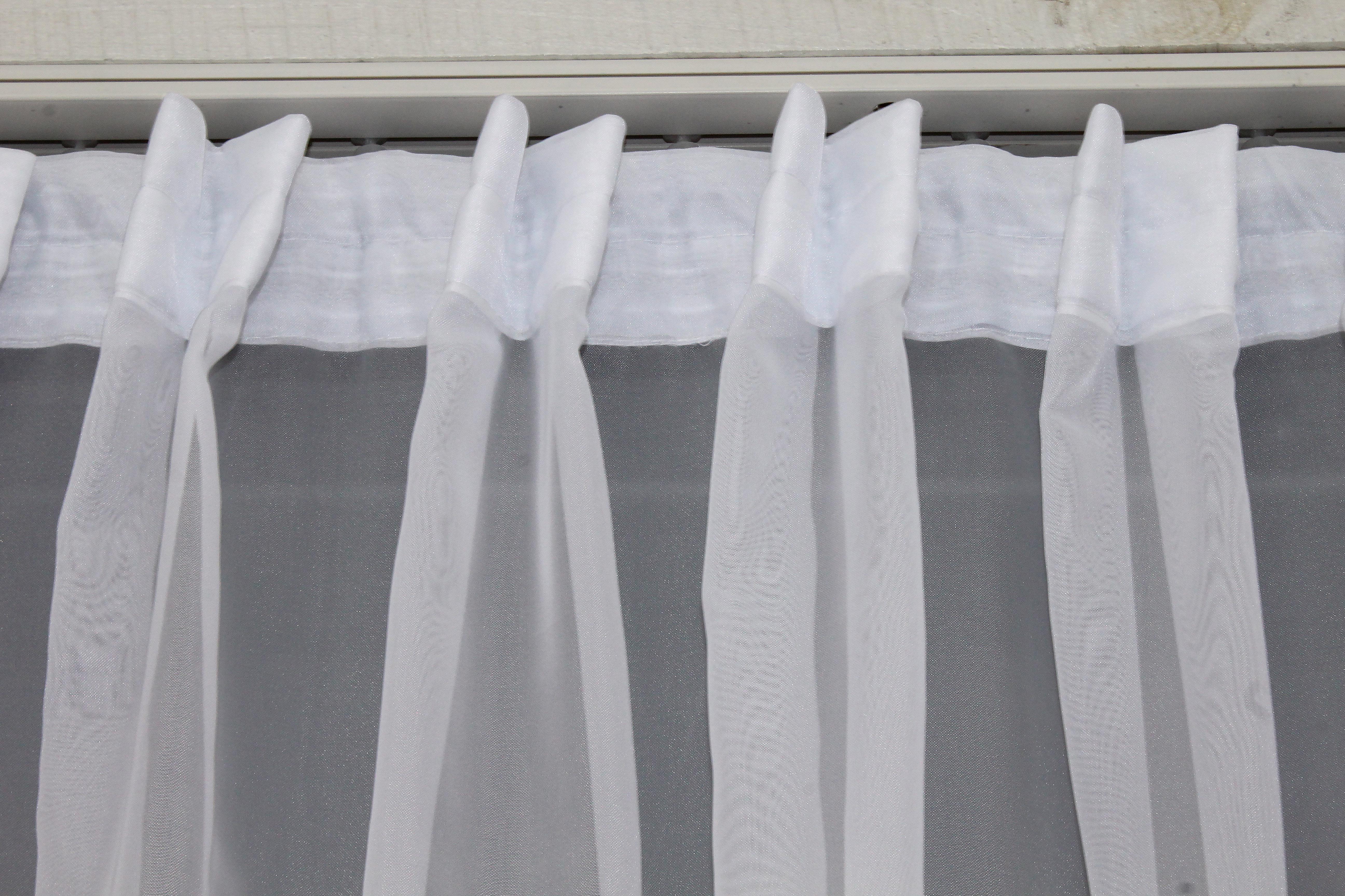 Тюль с тесьмой бантовой VR-Textil н101 шифон однотонный 500х270 см Белый (44-022) - фото 6 Тюль с тесьмой бантовой VR-Textil н101 шифон однотонный 500х270 см Белый (44-022) - фото 6