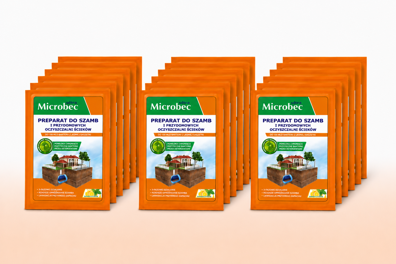 Средство для выгребных ям и септиков Microbec ultra 18 шт. 25 г Средство для выгребных ям и септиков Microbec ultra 18 шт. 25 г
