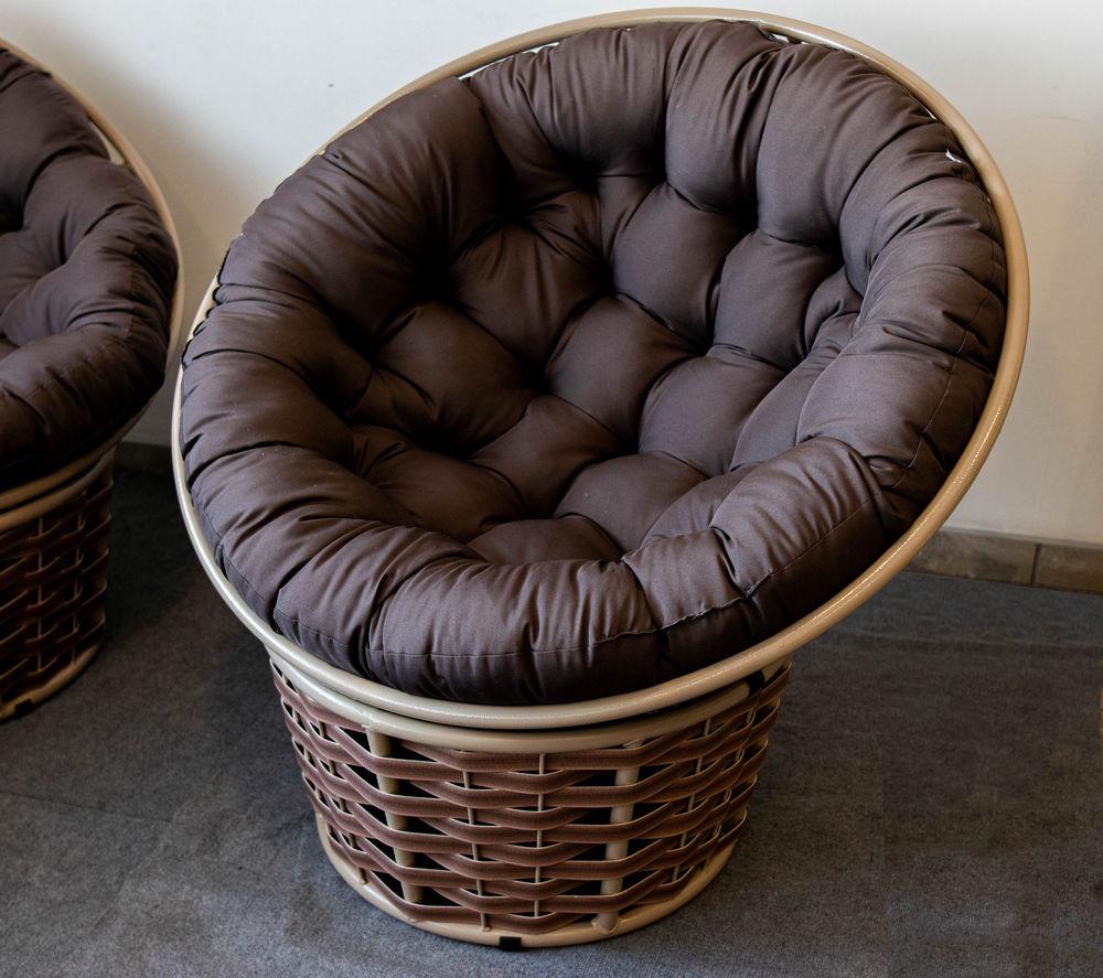 Крісло садове ротанг ПАПАСАН Фемелі Альфа (papasan-femeli-alfa)