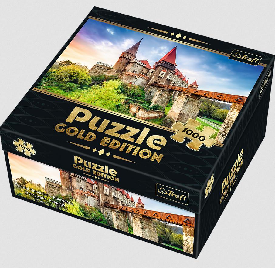 Пазл Trefl Золота колекція: Замок Корвін - Хунедоара Трансільванія Румунія 1000 ел.