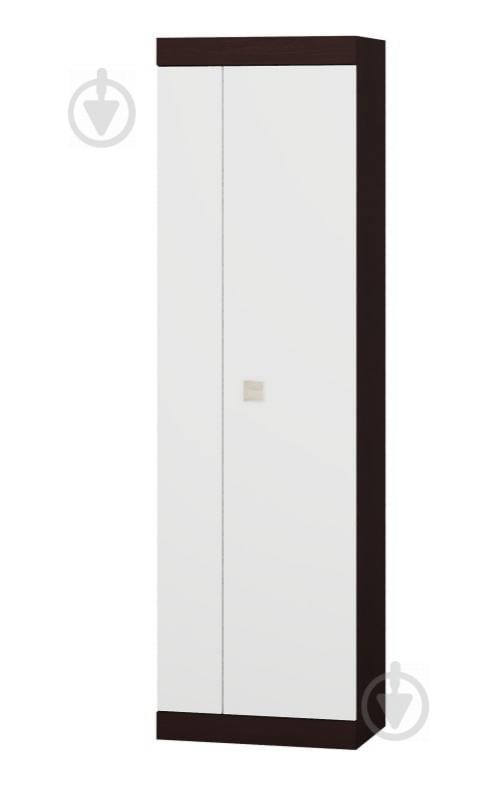 Шкаф распашной Эверест Соната-600 венге + белый