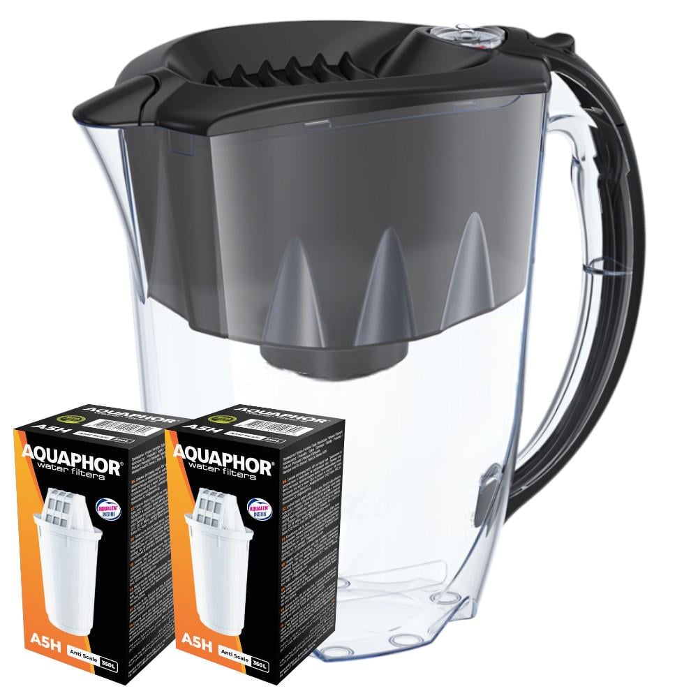 Фильтр-кувшин Аквафор Престиж с двумя модулями А5Н Черный