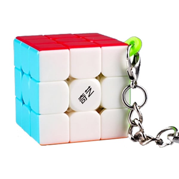 Кубик Рубіка 3х3 Брелок QiYi Key Ring Cube - фото 1