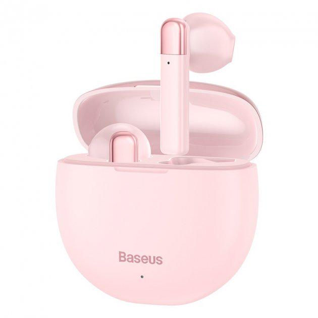 Наушники BASEUS W2 Encok True Wireless Earphones |BT5.0, 35/450мAh, 4H| (NGW2-04) pink