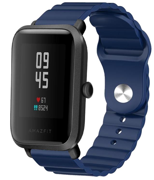 Ремінець Wave для Amazfit Bip Dark Blue (16702)