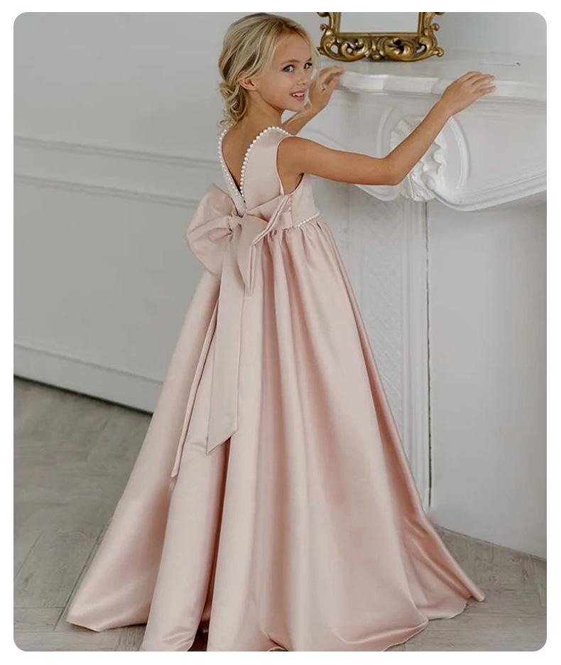 Платье праздничное для девочки Katy Kids Грейси с большим бантом элегантное 170 см 13-14 лет Розовый (11130281300)