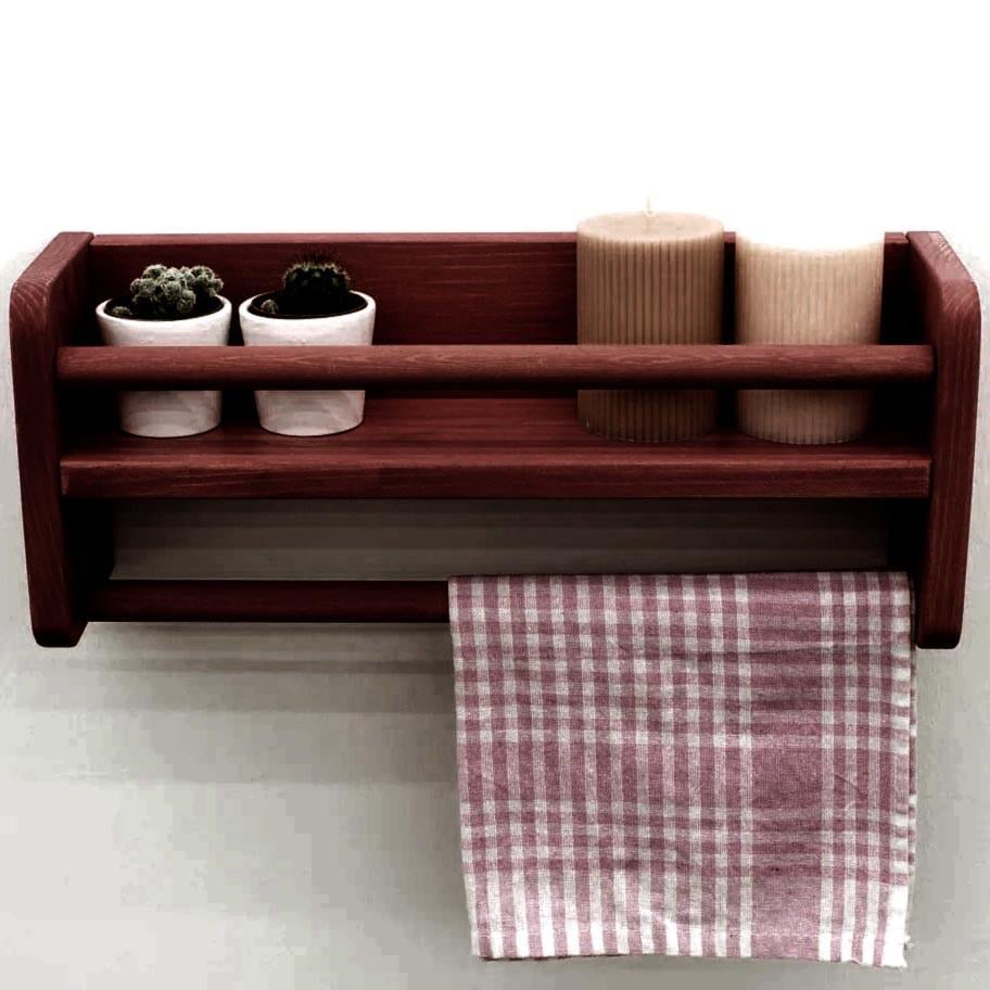 Полка для ванной из дерева Барут Савоярди (ВНП/012915)