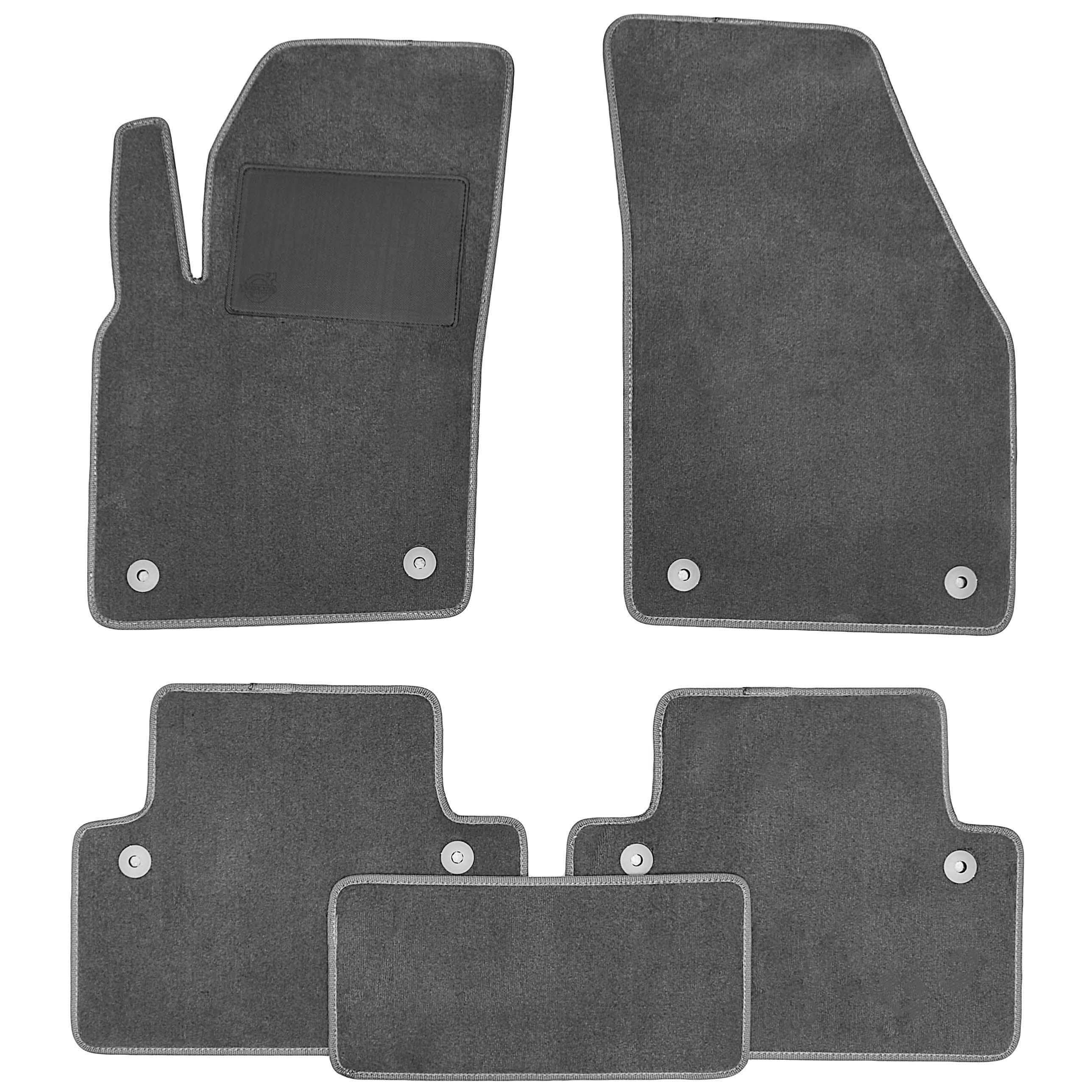 Коврики в салон Optimal для Volvo S40 '04-12 текстильные Серый