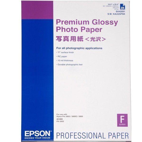 Фотобумага Epson A2 Premium Glossy PP 25 листов (12133280)