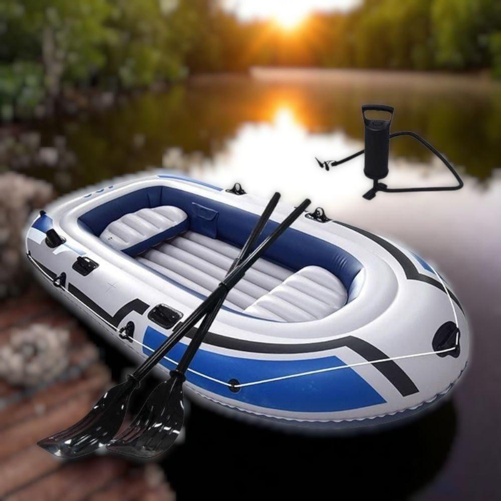 Надувний човен JR-230 тримісний 230х125 см Біло-синій - фото 6 Надувний човен JR-230 тримісний 230х125 см Біло-синій - фото 6
