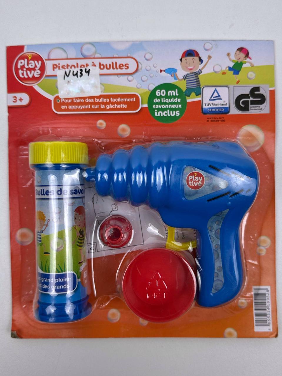 Пистолет для мыльных пузырей Playtive и жидкость 3+ 60 мл (2830019512)