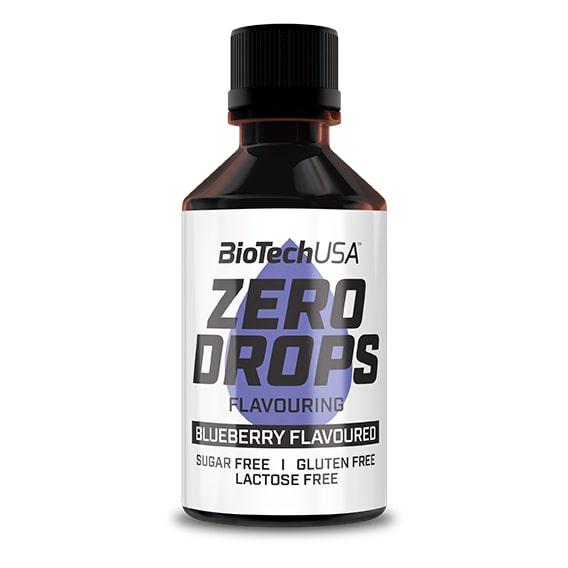 Заменитель питания BioTechUSA Zero Drops 50 мл 100 порций Blueberry