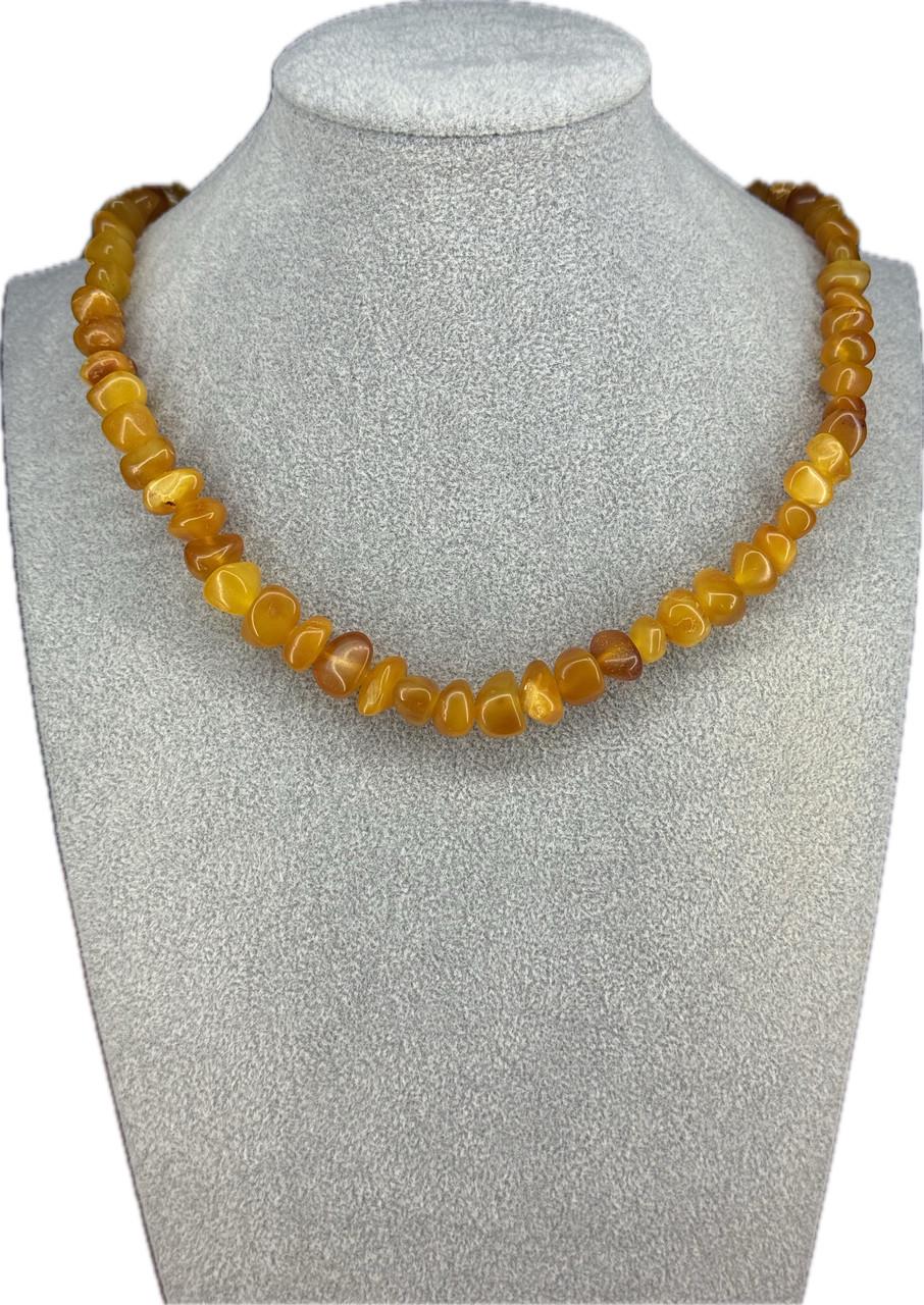 Ожерелье янтарное 49 см (н-631)