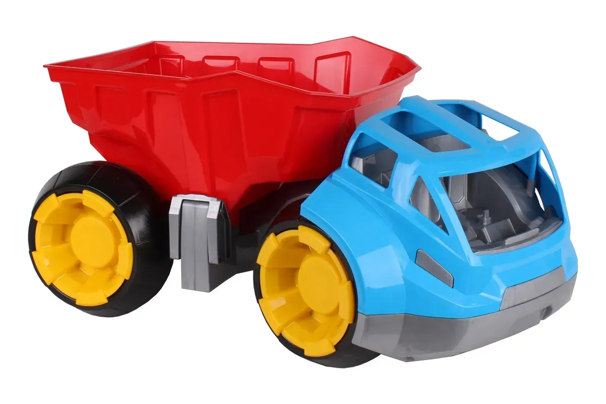 Іграшкова машинка ТехноК Самоскид з пластику 47 см Блакитно-червоний (150-98-TH4852)