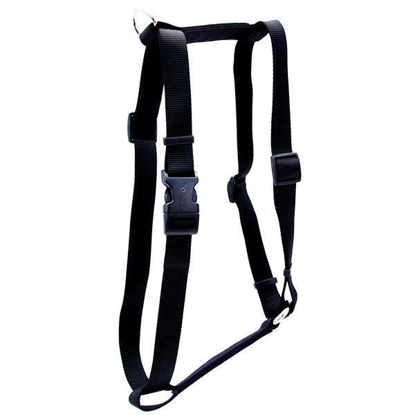 Шлея для собак Coastal Nylon Adjustable 1,6x46-76 см Чорний (76484088803)