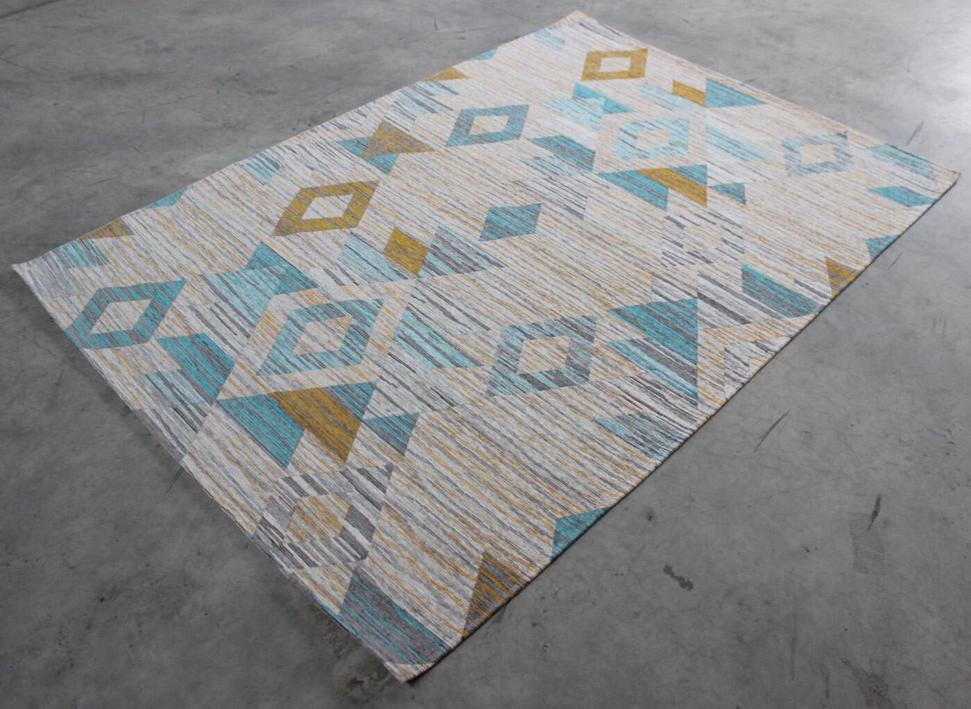 Ковер безворсовый Almina 128704 135x200 см Beige/Multi (69511320)