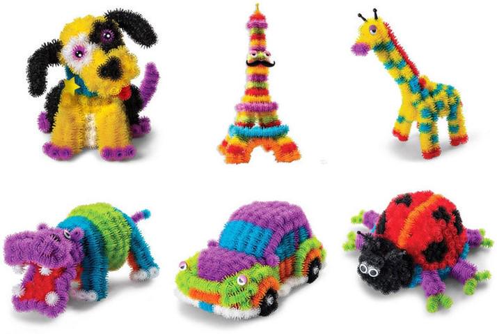 Конструктор-липучка Bunchems 300 деталей Mega Pack для дітей (2104618355) - фото 6