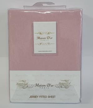 Простынь Maison D'or трикотажная на резинке 180x200 см с наволочками 2 шт. 50x70 см Rose (2000022265622) - фото 2 Простынь Maison D'or трикотажная на резинке 180x200 см с наволочками 2 шт. 50x70 см Rose (2000022265622) - фото 2