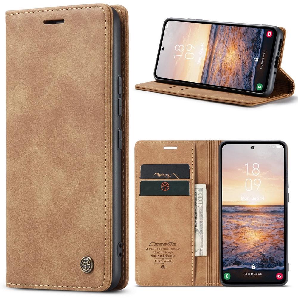 Чохол книжка з магнітом Samsung Galaxy A54 A546 CaseMe Brown (32841-30)