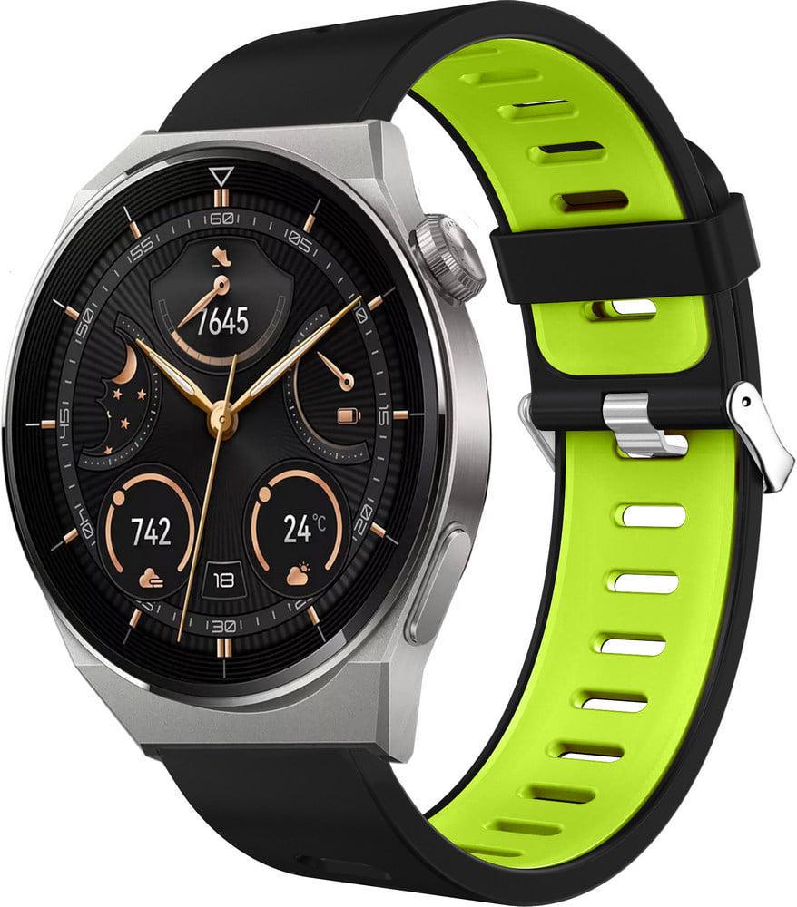 Ремешок Traf для смарт-часов Huawei Watch GT3 Pro 46 мм Black/Green (37343-4A)