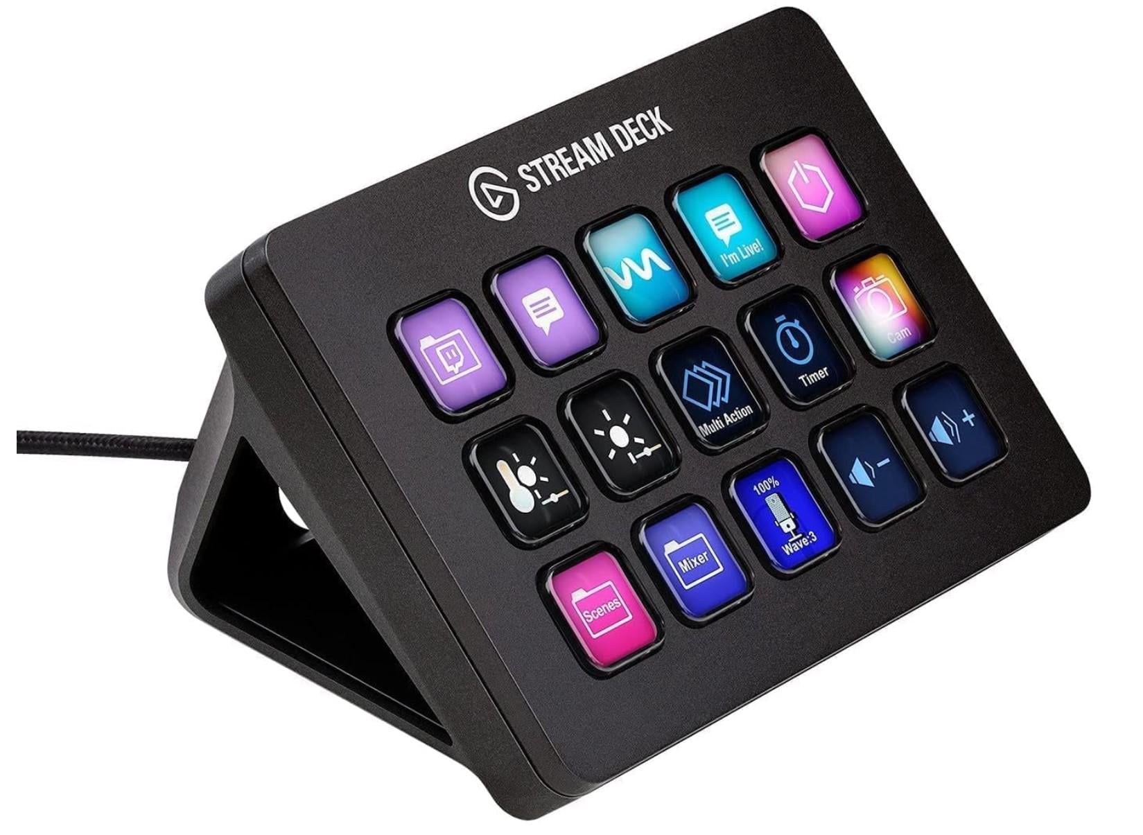 Контроллер для стриминга Elgato Stream Deck 15 Customizable LCD Keys Black (10GBA9901) Контроллер для стриминга Elgato Stream Deck 15 Customizable LCD Keys Black (10GBA9901)