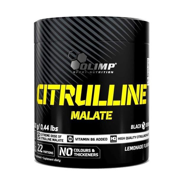Цитрулин малат с витамином B6 Olimp Citrulline Malate 200 г Кислый лимонад