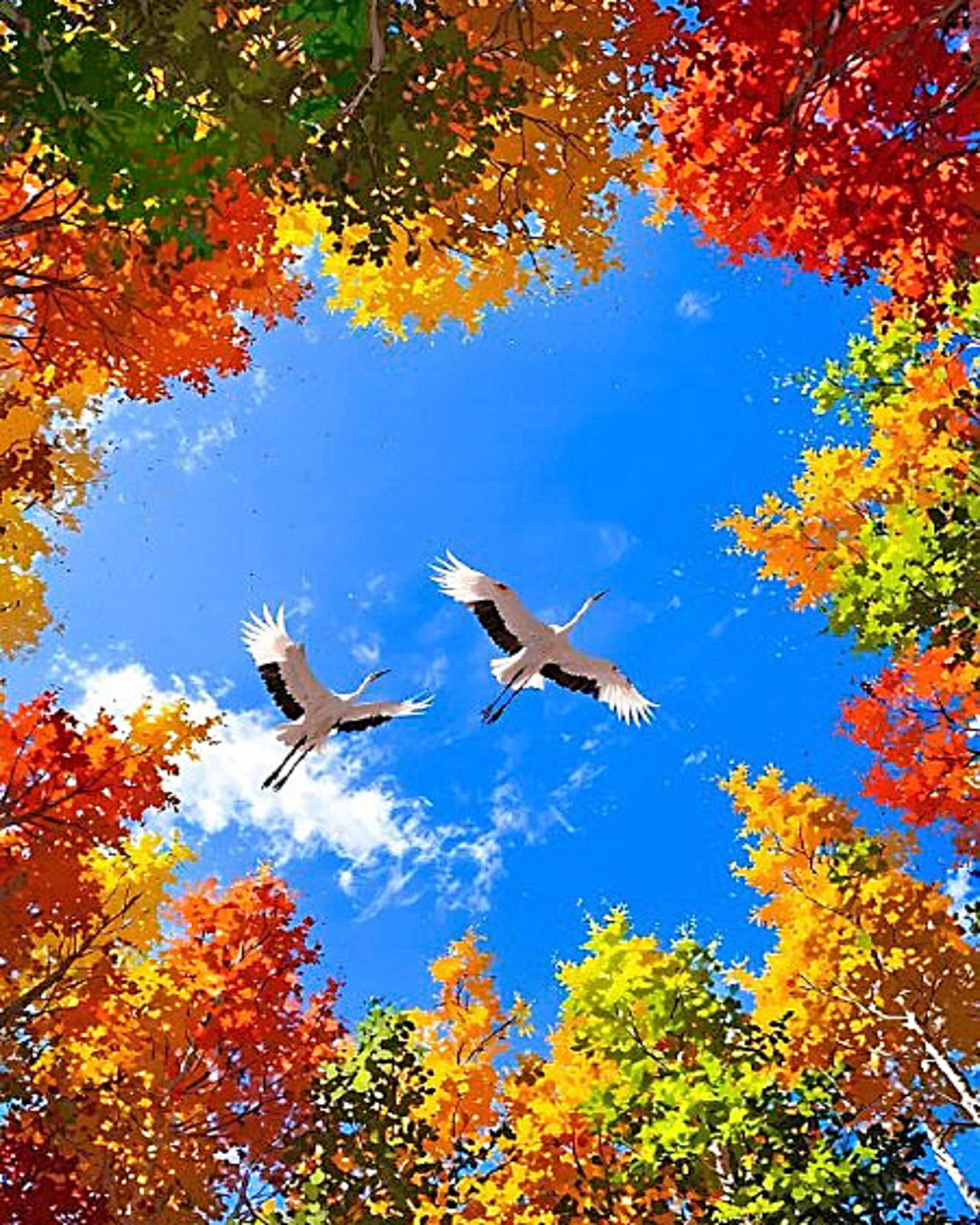 Алмазная мозаика АлМазка В теплые края квадратные алмазы без подрамника 40x50 см (АлМ-292)