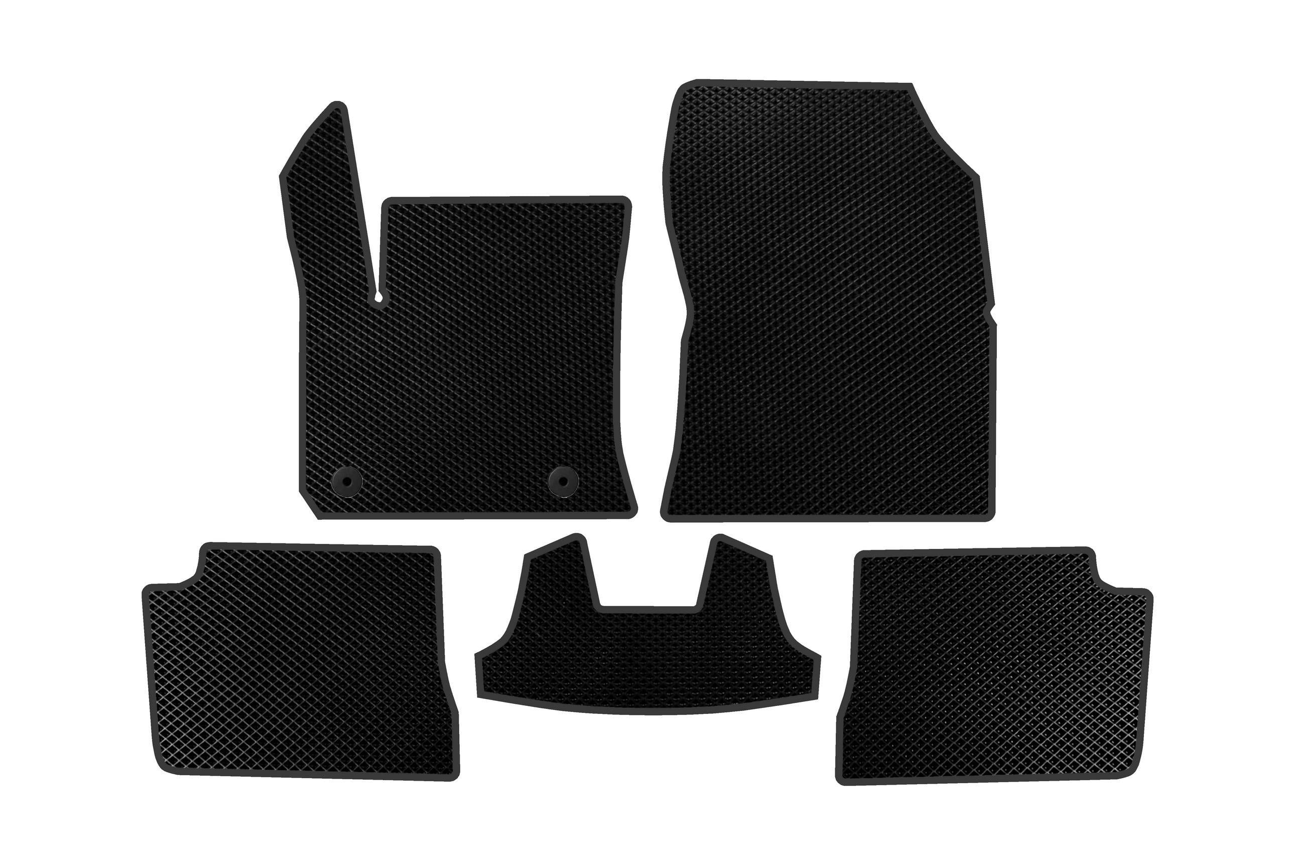 Коврики автомобильные Digital Designs EVA электро для Peugeot 208 2019- гг. этилвинилацетат Черный (183431)