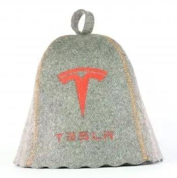 Банная шапка Luxyart "Tesla" натуральный войлок Серый (LA-956)