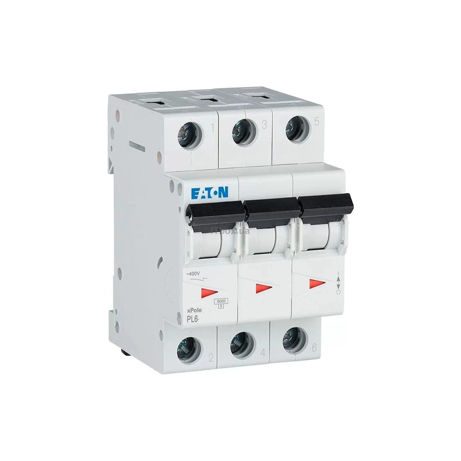 Автоматичний вимикач EatonPL6-C25/3 3Р 25 А тип С (286603)