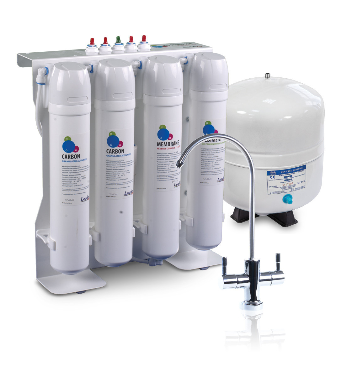 Система обратного осмоса Leaderfilter Comfort (LSRO75-4M9-MT18) с мембраной