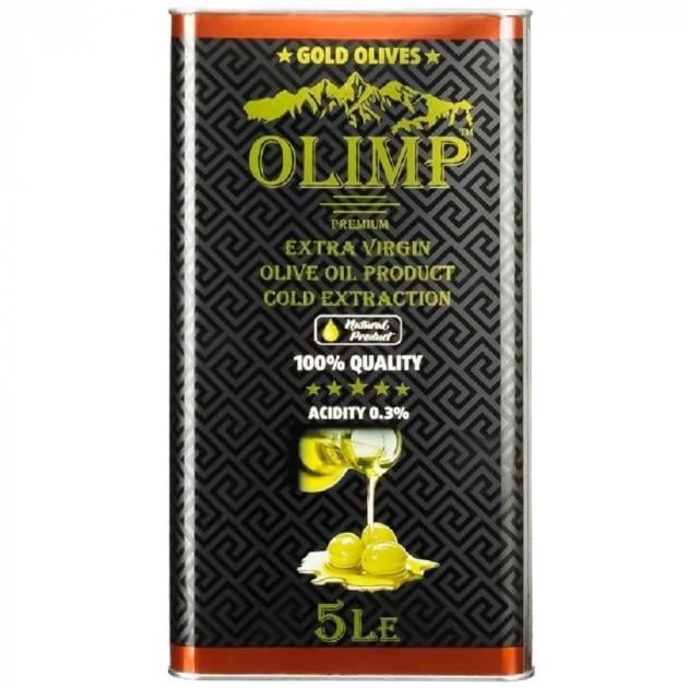 Олія оливкова Extra Vergine Олімп для смаження залізна банка 5 л (1633388165)