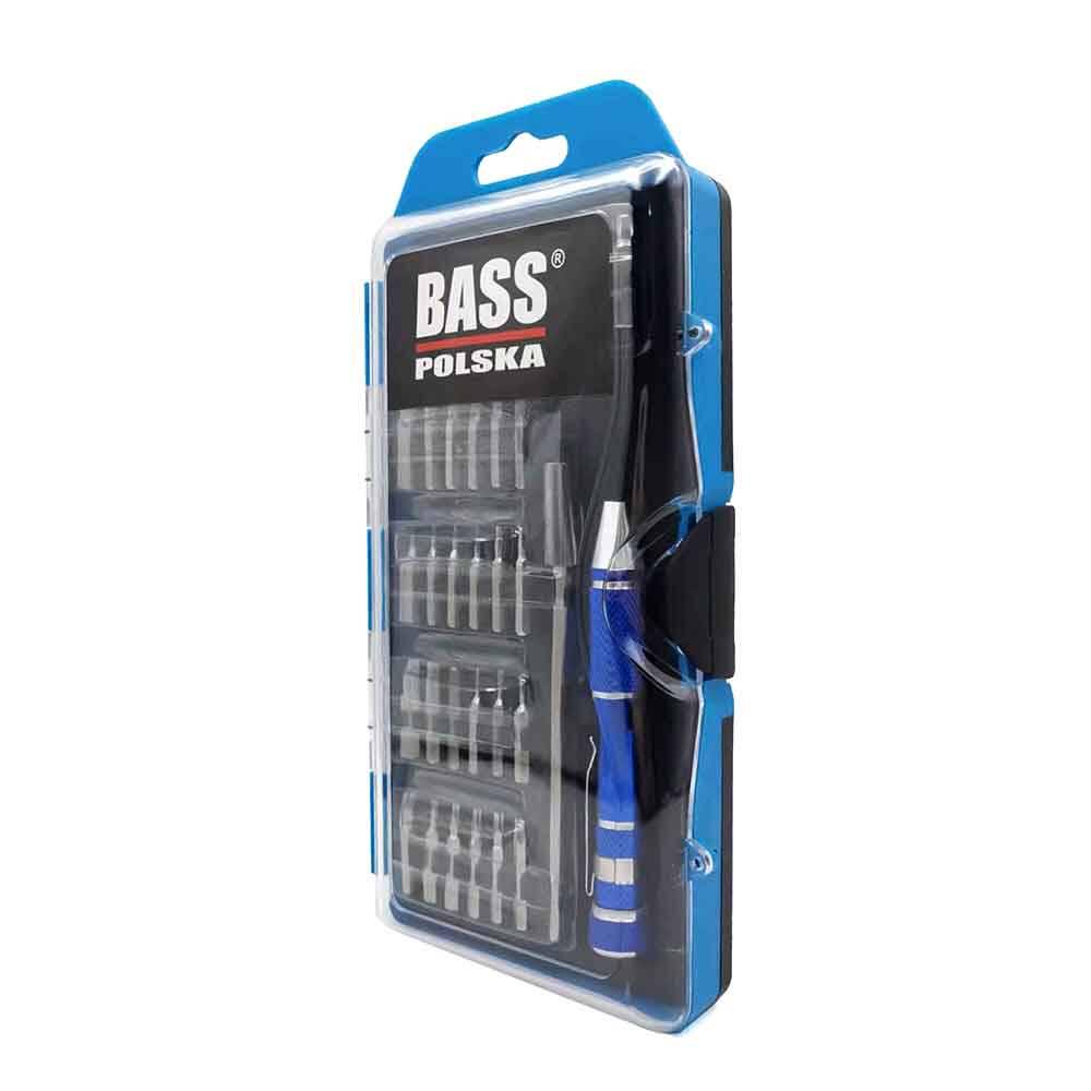 Викрутка Bass Polska 3818 з набором біт для точних робіт з подовжувачем 36 шт. - фото 3 Викрутка Bass Polska 3818 з набором біт для точних робіт з подовжувачем 36 шт. - фото 3