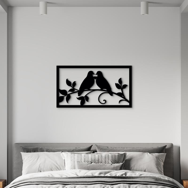 Декоративное панно Голуби из дерева 95х53 см (0063 95х53см)