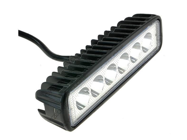Фари додаткові LED Cyclone WL 308 Slim 18 W EP6 SP прямокутні дальній