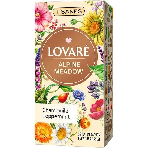 Чай Lovare Alpine meadow травяной 24 пакетика (lov1027)