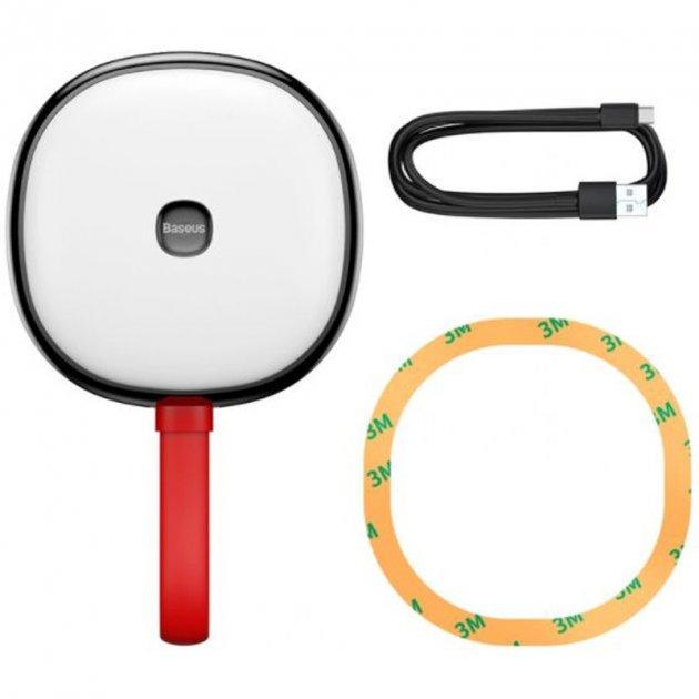 Лампа світлодіодна в салон автомобіля BASEUS In-car Solar Reading Lamp CRYDD02-01 Black - фото 5